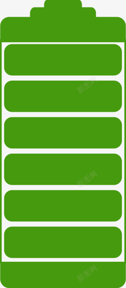 手机充电图标绿色环保满格电池图矢量图图标高清图片