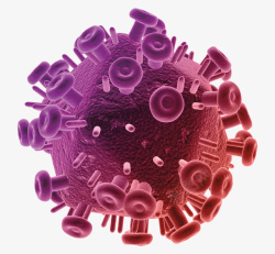 HIV病毒2018世界艾滋病日HIV病毒细胞元素高清图片