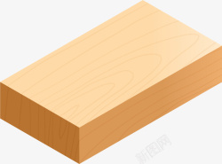 拼接木板黄色卡通木头高清图片