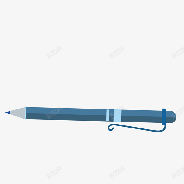 一支钢笔手绘简图png免抠素材_88icon https://88icon.com 书写 圆珠笔 学生用品 手绘图 笔尖 笔身 钢笔