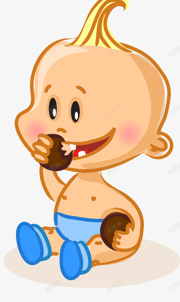手绘卡通婴儿吃饼干png免抠素材_88icon https://88icon.com 动画 卡通婴儿 卡通饼干 可爱婴儿 婴儿产品设计 婴儿吃饼干 婴儿食品包装 婴幼儿 手绘卡通 手绘婴儿
