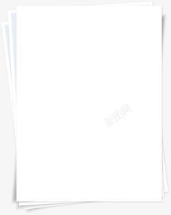 白色纸张简约素材