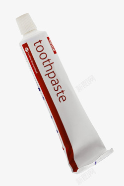 牙膏管白色带英文字母的牙膏管实物高清图片