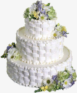 欧式白色婚礼蛋糕素材