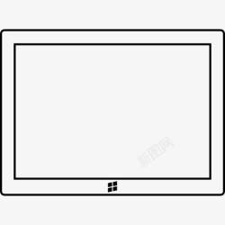 屏幕的平板电脑Windows平板图标高清图片