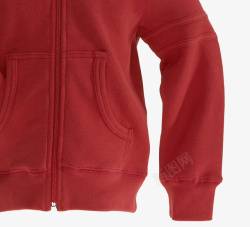 时尚棉衣红色男士冬季卫衣高清图片