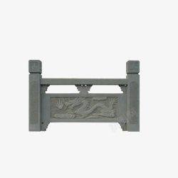 中式护栏龙雕石头护栏高清图片
