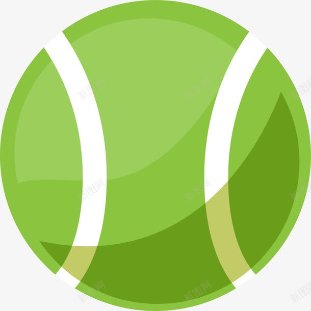 绿色卡通网球png免抠素材_88icon https://88icon.com 健康 卡通小球 比赛 竞技 绿色网球 赛场 运动