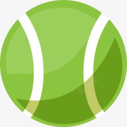 网球比赛绿色卡通网球高清图片