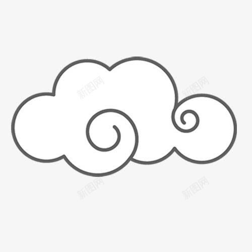 卡通白云png免抠素材_88icon https://88icon.com 卡通有趣 卡通祥云 天空 手绘白云 白色云朵 素描白云 装饰图