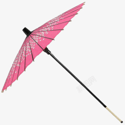 粉色长柄伞素材