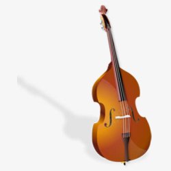 西方乐器卡通大提琴高清图片