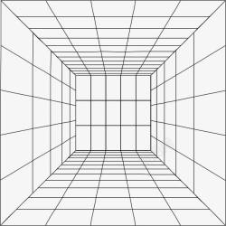 矢量几何图透视网格几何网格高清图片