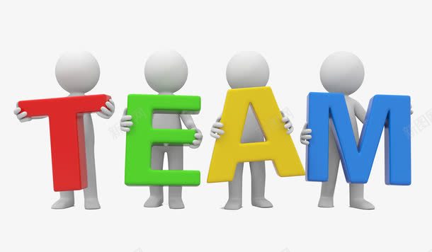 拿着TEAM英文字母的小人png免抠素材_88icon https://88icon.com 3D小人 TEAM team 专业团队 团队 拿着 英文字母团队