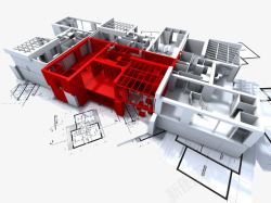 房屋节能模型3D模型高清图片