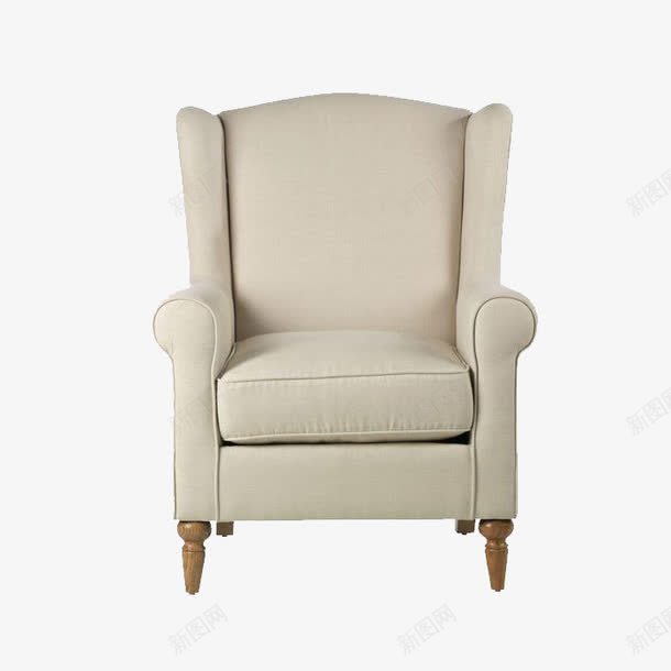 欧式单人沙发png免抠素材_88icon https://88icon.com 产品实物 单人沙发 布料沙发 欧式沙发