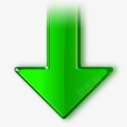 绿色PNG绿色箭头图标图标