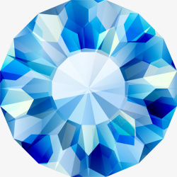 矢量蓝色钻石菱形宝石钻石图高清图片