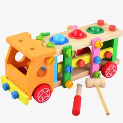 塑料拼插拼装彩色玩具小车高清图片