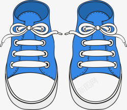 儿童鞋蓝色卡通鞋子图高清图片
