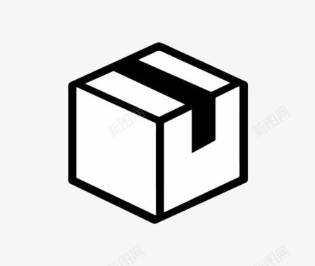 外卖打包盒压缩打包盒图标图标