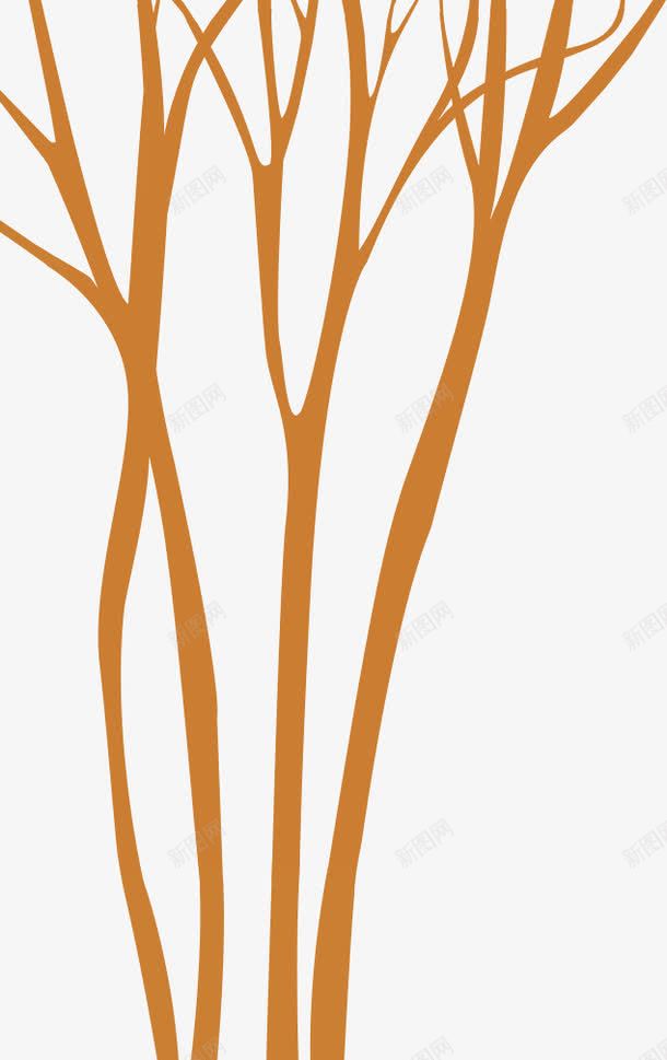 树枝png免抠素材_88icon https://88icon.com 剪纸 卡通树枝 棕色树枝 水彩树枝