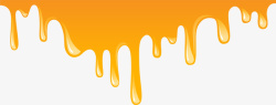 质感水彩背景黄色蜂蜜水滴高清图片