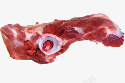 一块新鲜猪脊骨肉素材