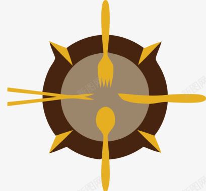 美味的月饼创意厨房logo图标图标