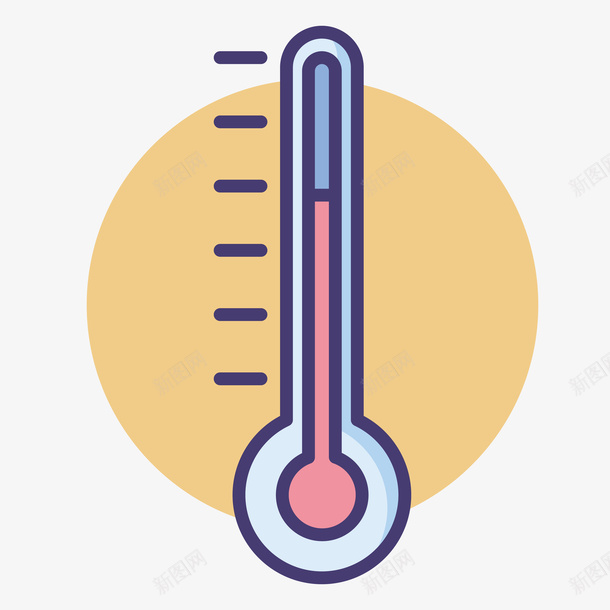 温度计案png免抠素材_88icon https://88icon.com 光泽 卡通 手绘 测试 测量 温度计 纹理 纹路 装饰 质感