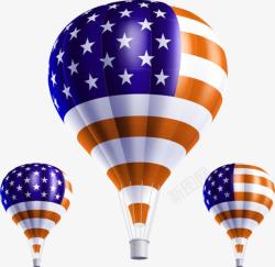 美国国旗气球素材