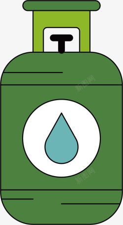 储气罐简约煤气罐标矢量图图标高清图片