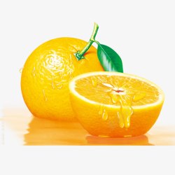 橙汁橙子饮料饮品水果素材