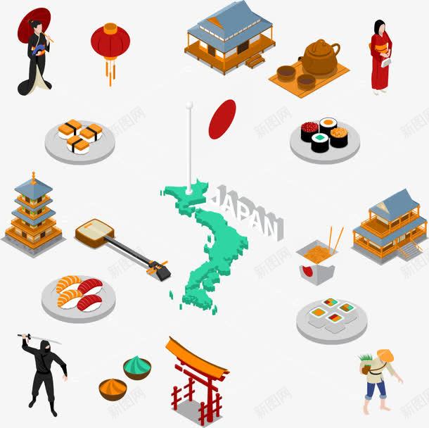 日本特产食物png免抠素材_88icon https://88icon.com 国旗 地图 日本文化 日本特产 日本特产食物 特产食物