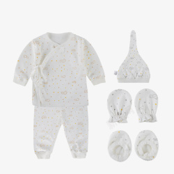 母婴产品详情页春款新品婴儿用品内衣套装高清图片
