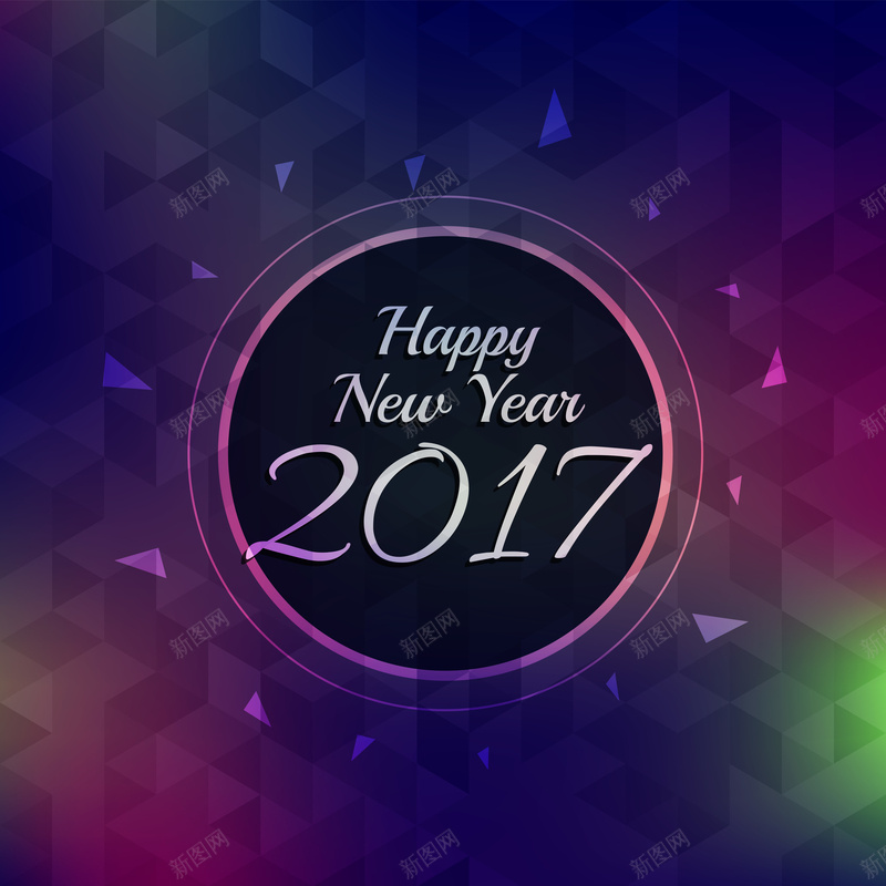 2017新年彩色背景jpg设计背景_88icon https://88icon.com 2017 几何多边形 开心 新年彩色背景 新年快乐 激情 狂欢