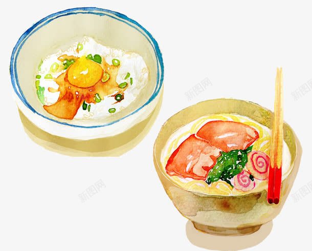 卡通手绘日式饭png免抠素材_88icon https://88icon.com 卡通 吃货 大餐 手绘 插画 美食 食物 餐饮