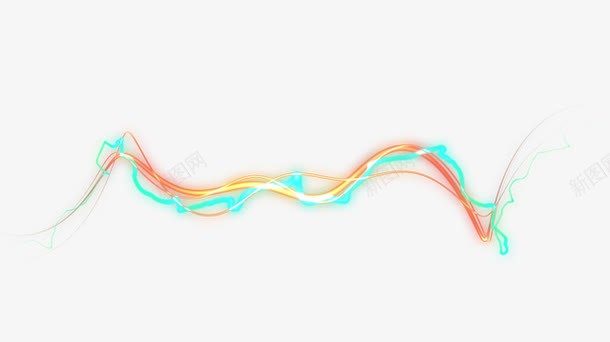 炫光png免抠素材_88icon https://88icon.com 光效 光波 弯曲光 弯曲光晕 彩色 炫光 电光 电波 装饰