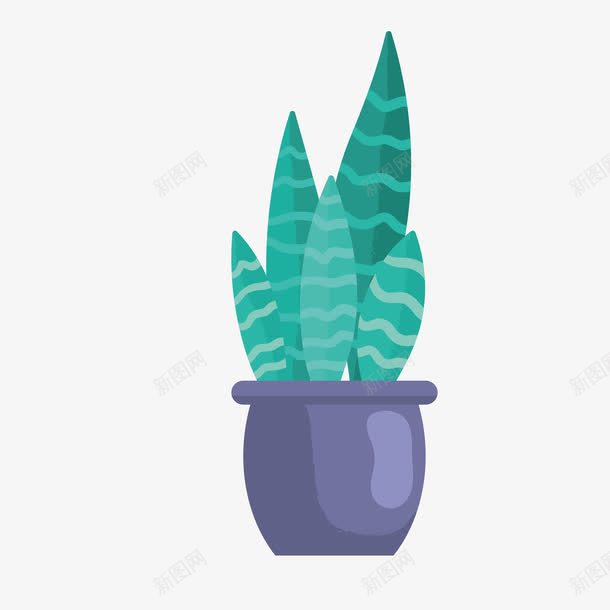 卡通盆栽植物png免抠素材_88icon https://88icon.com 卡通 小清新 彩色 扁平化 植物 盆栽 简约 装饰