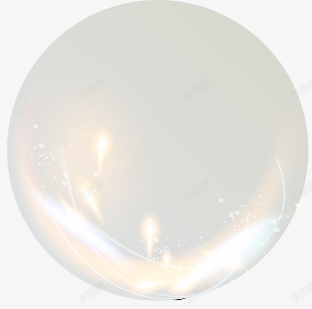 手绘流光溢彩的透明球png免抠素材_88icon https://88icon.com 圆形标签 手绘 玻璃球 玻璃球质感
