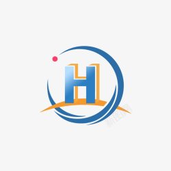 logo原创H字母LOGO图标高清图片