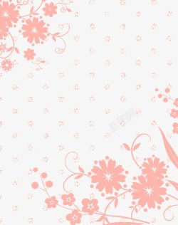 蔓藤花纹粉色纹理高清图片