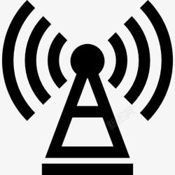 发射信号信号塔的象征图标高清图片