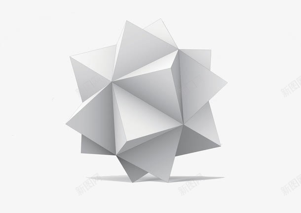 3D三角块png免抠素材_88icon https://88icon.com 3D立体 三角形 立体几何 立体菱形块 菱形 菱形块