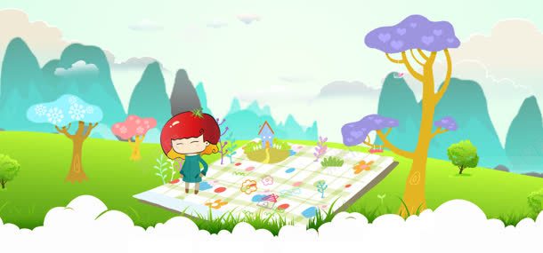 卡通风格背景bannerjpg设计背景_88icon https://88icon.com psd免费素材 休 健康食品 卡通树 春季上新 淘宝零食首页设计免费下载 淘宝首页设计 热气球 绿地