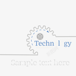 商务齿轮图表素材