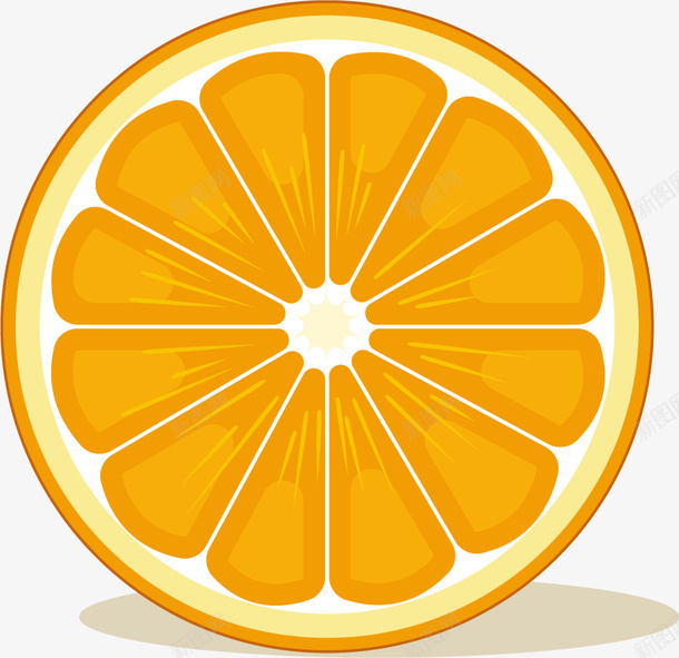 圆形对称水果矢量图eps免抠素材_88icon https://88icon.com 卡通柑橘 圆形 对称 柑橘果实 柑橘水果 水果 矢量图