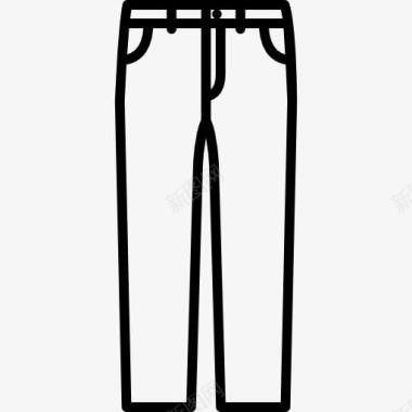 登山裤斜纹棉布裤图标图标