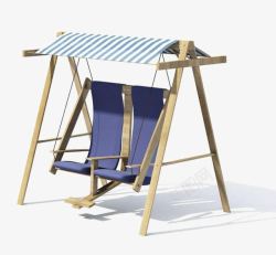 质感椅子有质感的木质休闲吊椅元素高清图片