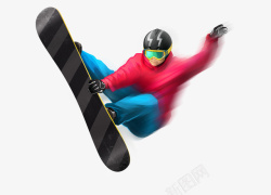 滑雪溜冰人冬季素材